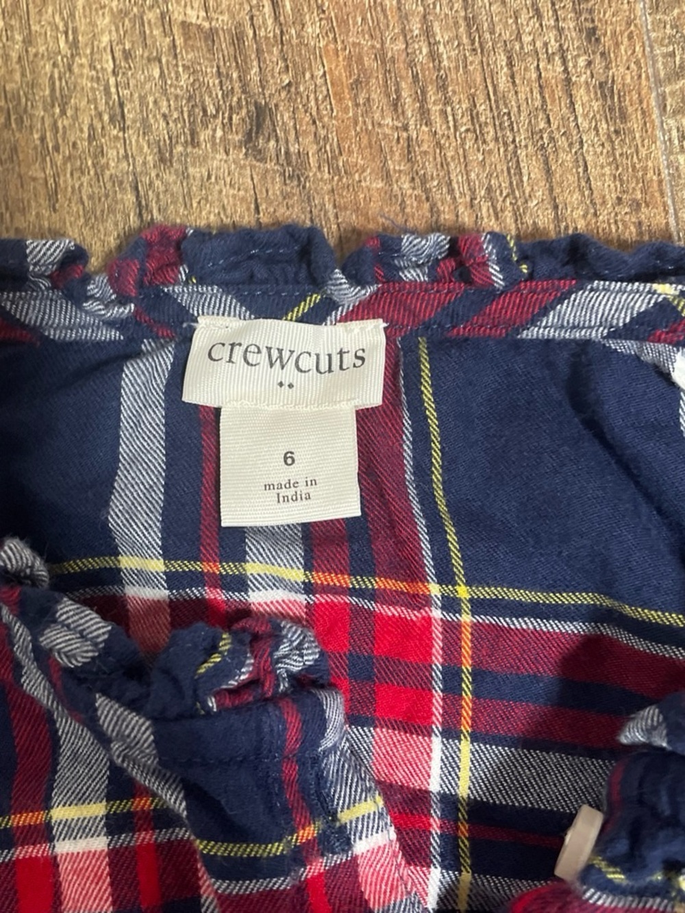 Crewcuts girl plaid dress